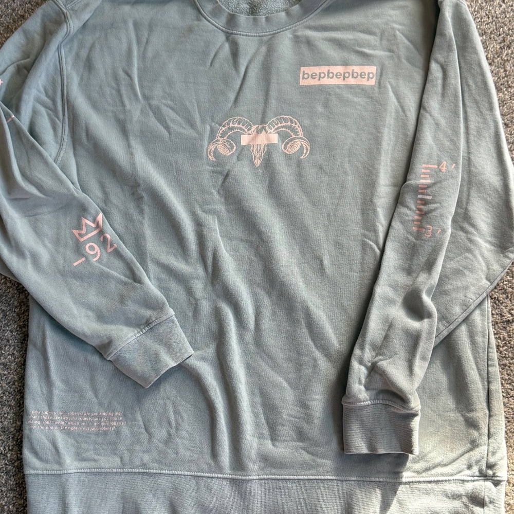 Julien Solomita Jenna marbles bepbepbep Aries merch sweatshirt